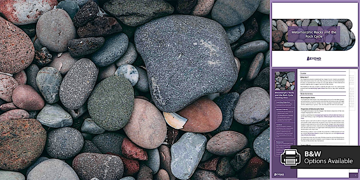 Metamorphic Rocks and the Rock Cycle Lesson Pack | Beyond