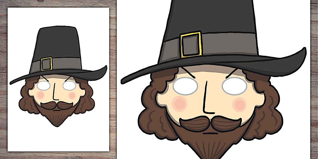 Guy Fawkes Bonfire Night Mask | Twinkl Party (teacher made)