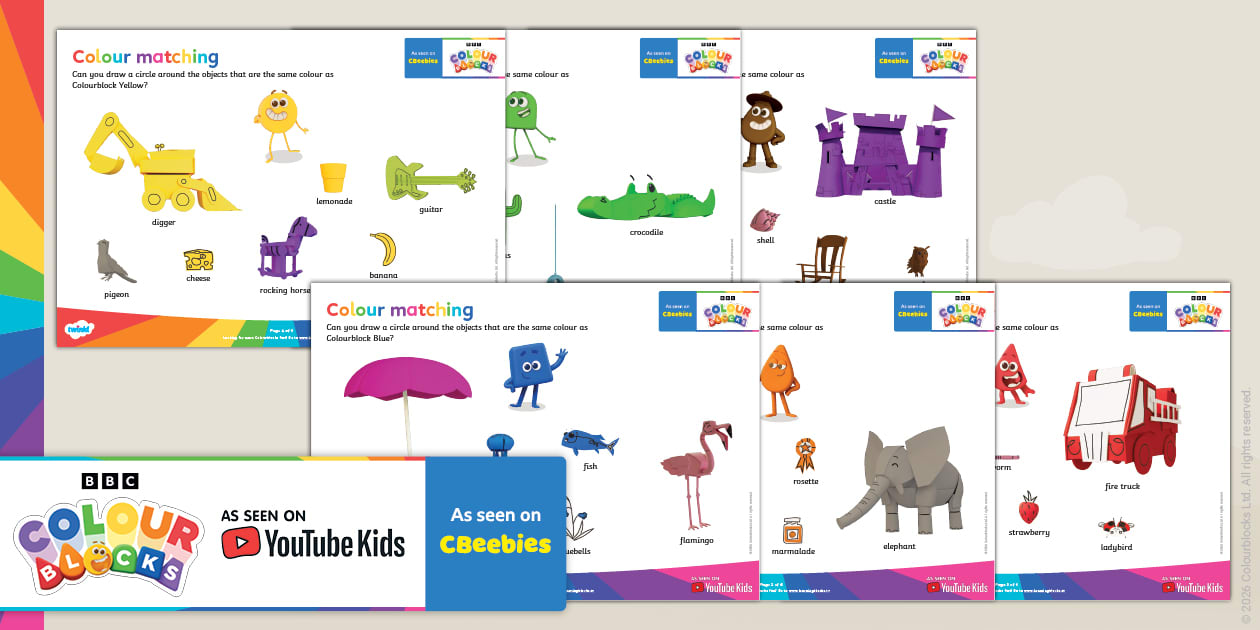 Colourblocks: Colour Matching | Twinkl