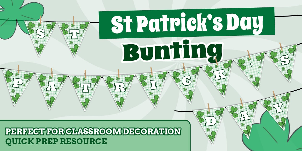 St Patrick's Day Bunting