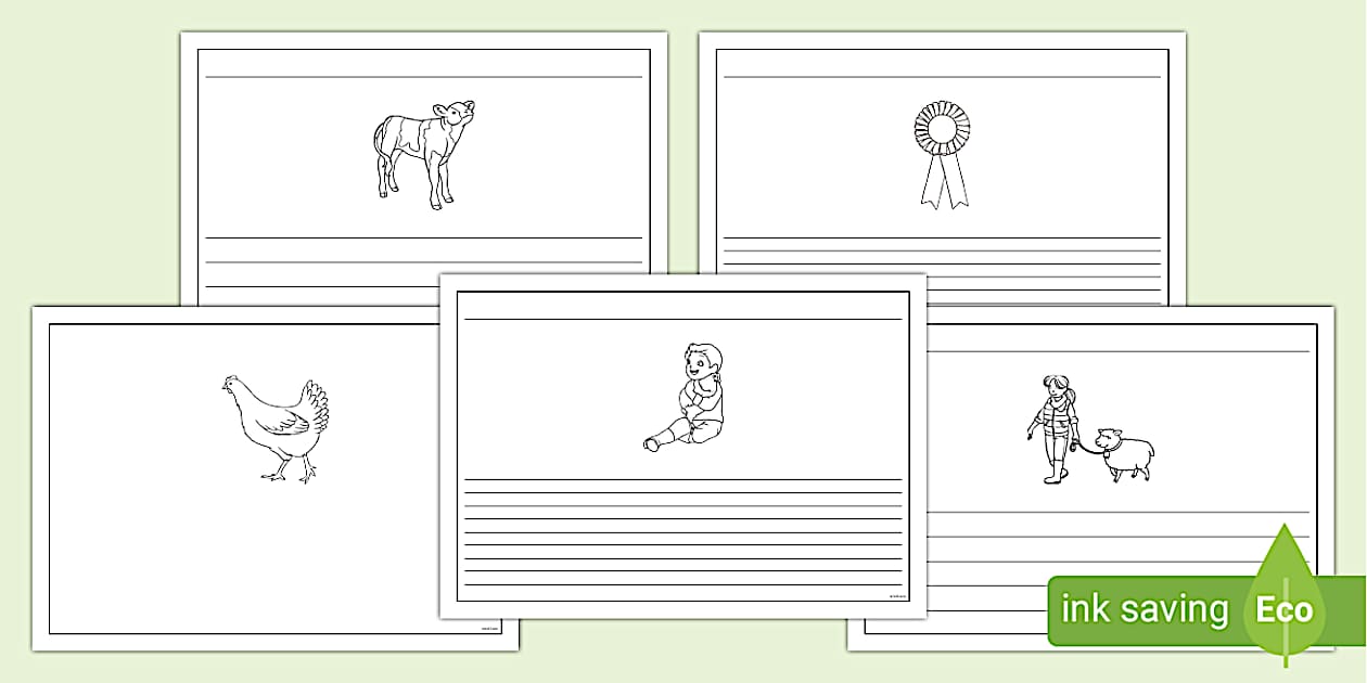 Calf Club Writing Frames