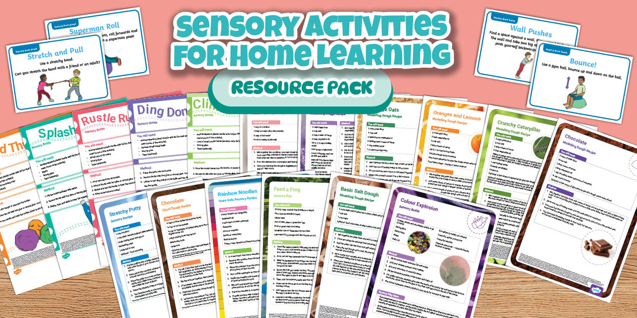Sensory Activities for Home Learning Resource Pack