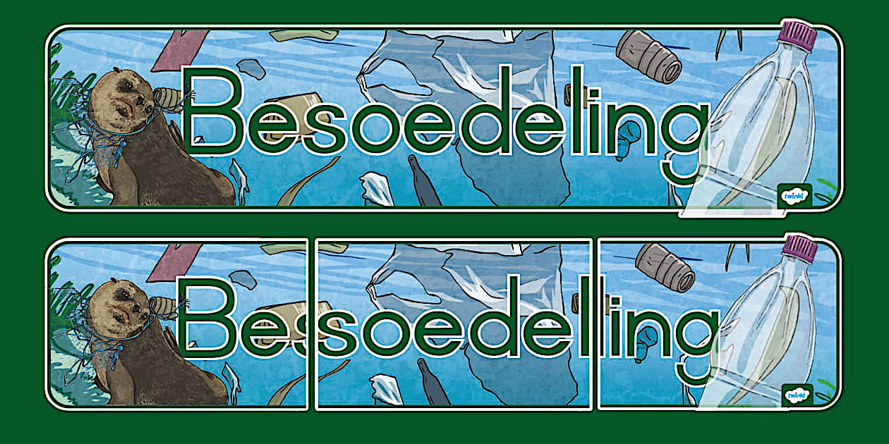 Besoedeling Vertoonbanier (teacher made) - Twinkl