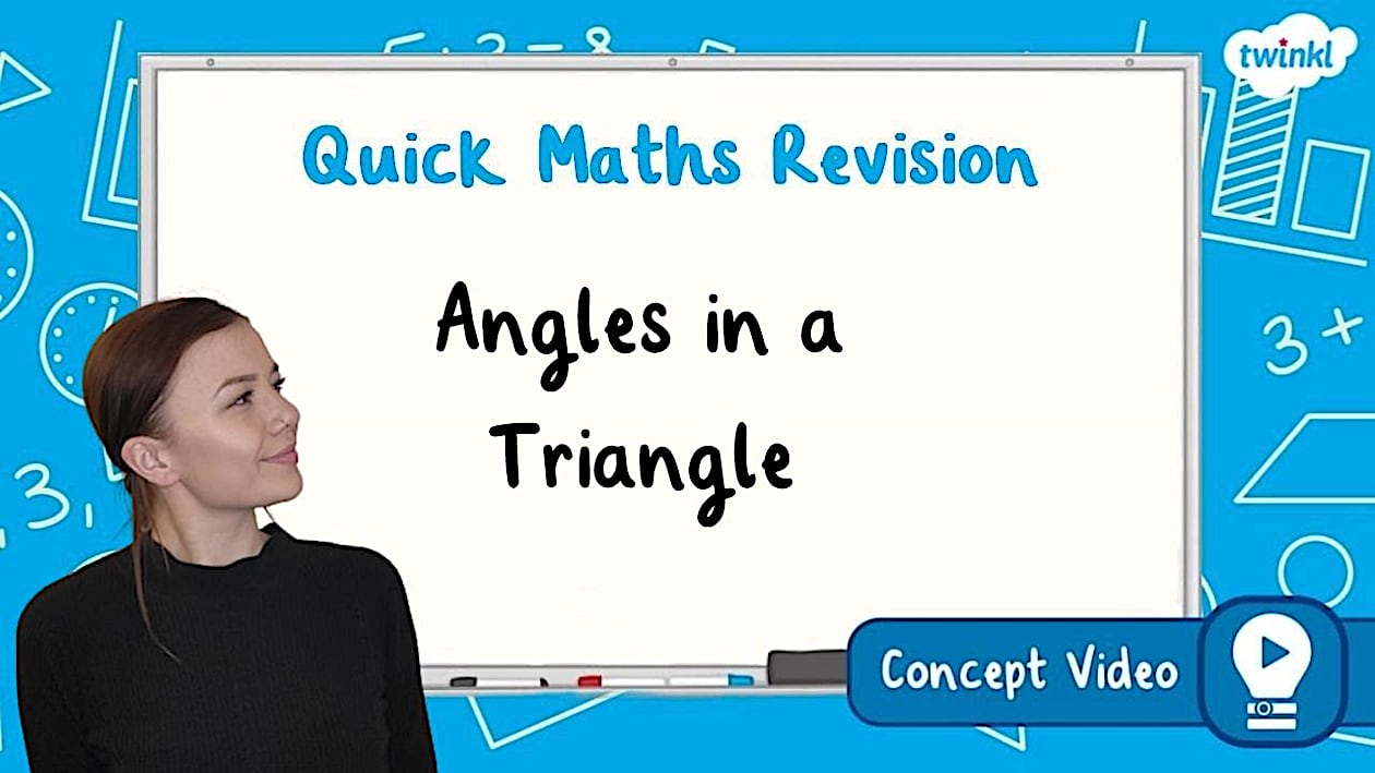 ёясй Angles In A Triangle Ks2 Maths Concept Video Twinkl ёясй Angles In A Triangle Ks2 Maths Concept Video Twinkl