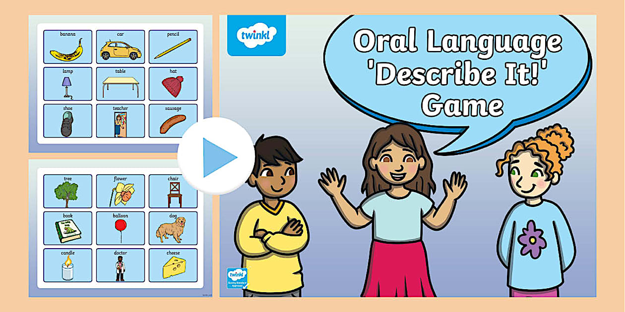Oral Language 'Describe It!' Game (teacher made) - Twinkl