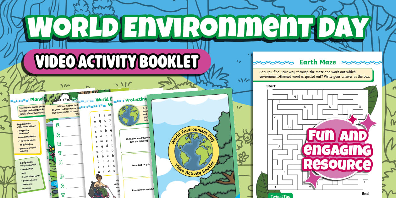 World Environment Day Activity Booklet - Primary Resources