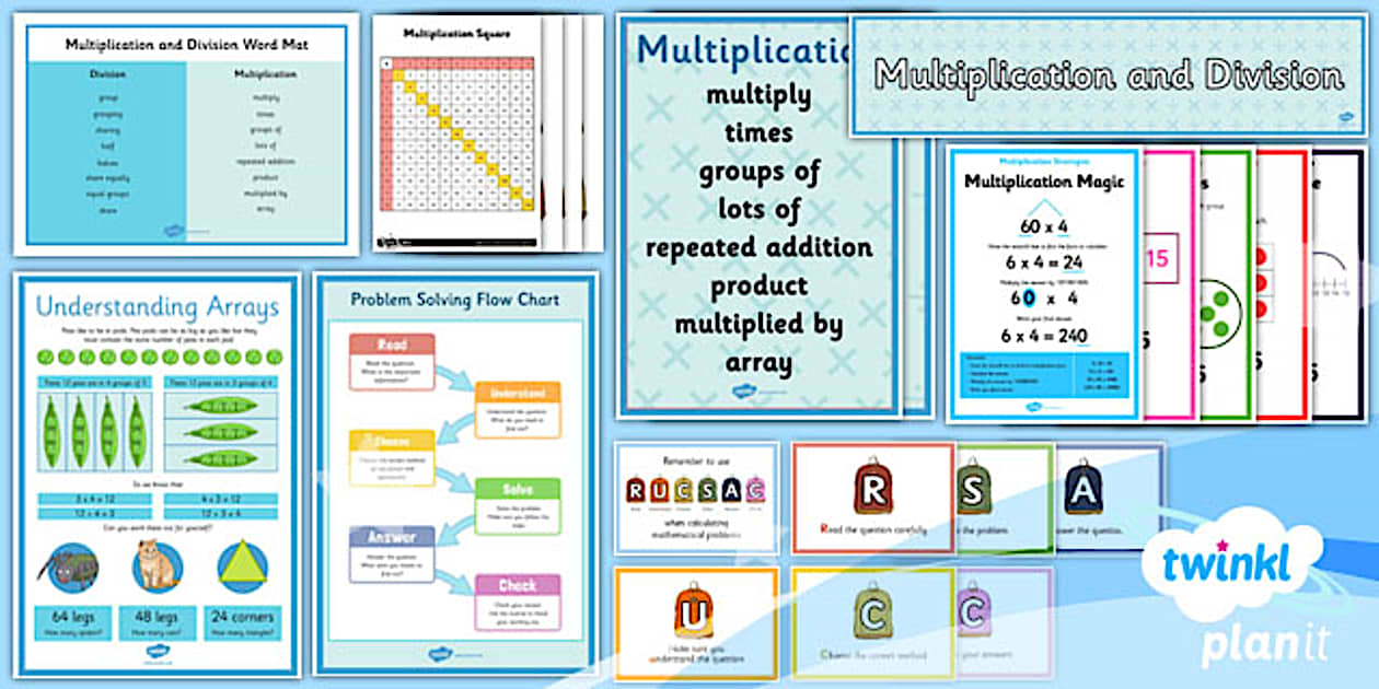 PlanIt Maths Y3 Multiplication and Division Display Pack