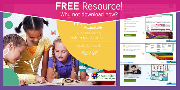 FREE! - Twinkl Inclusive Education Membership Guide - Twinkl