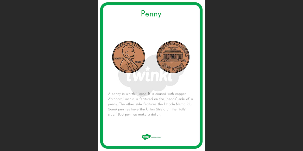 Printable U.S. Money Poster Pack for Kids | Twinkl USA