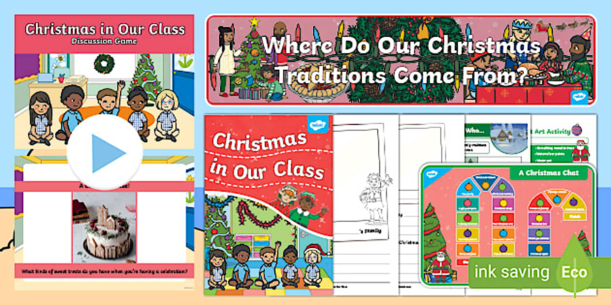 Christmas in Our Class Activity Pack (teacher made) - Twinkl