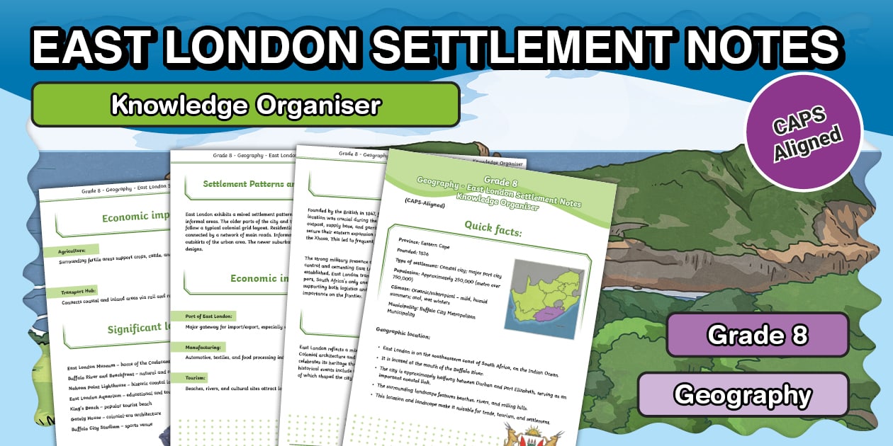 Geography - East London Notes - Knowledge Organiser