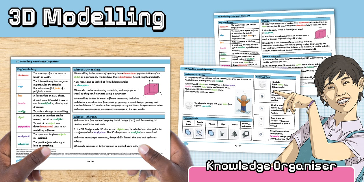 Tinkercad Knowledge Organiser