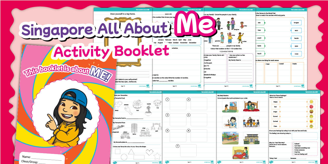Singapore All About Me Activity Booklet | Primary School Resource