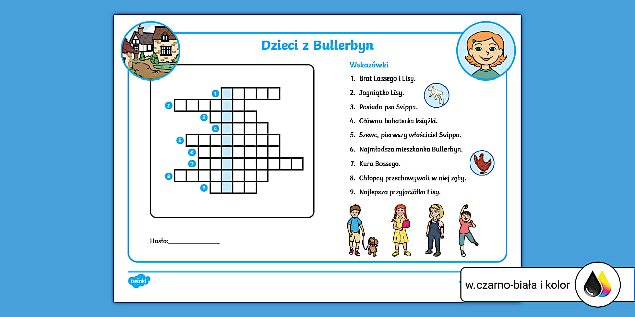 Dzieci Z Bullerbyn Sprawdzian Wiadomości www.twinkl.cl