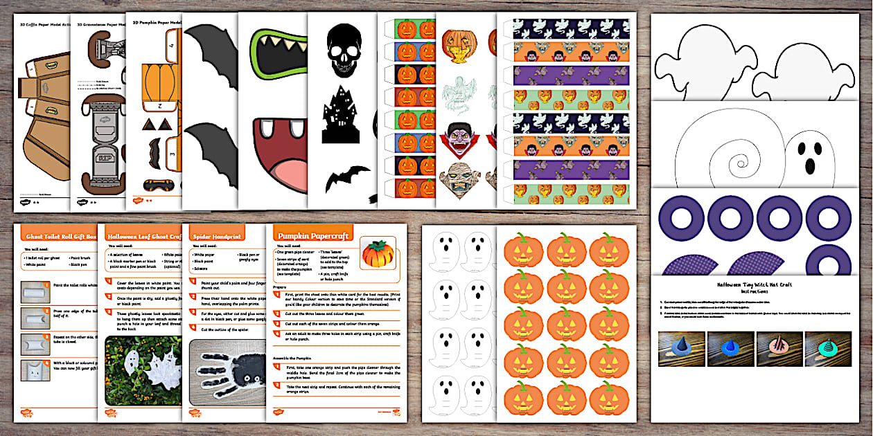 Printable Halloween Crafts Pack Twinkl Party Twinkl