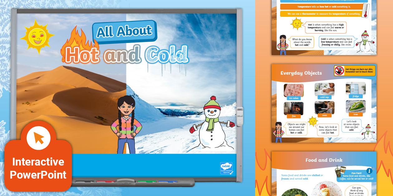 EYFS All About Hot and Cold PowerPoint | Twinkl