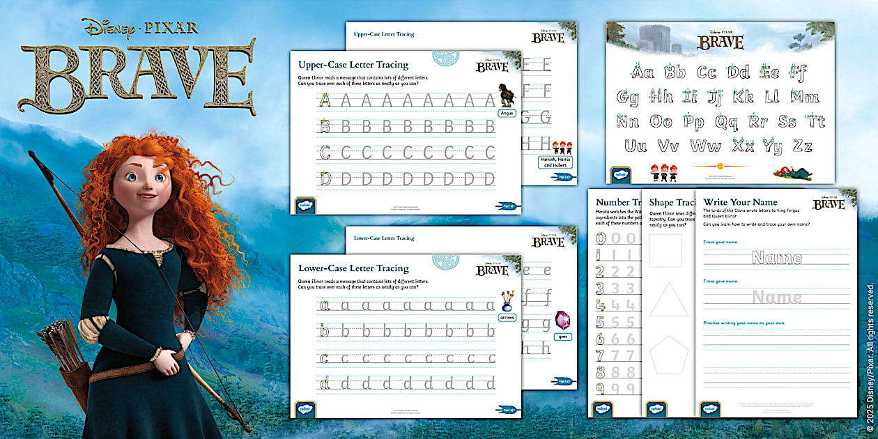 Brave: Handwriting Pack