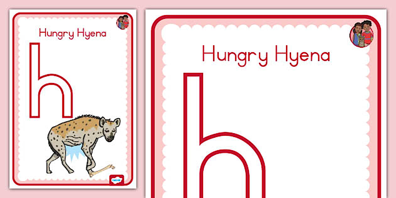Grade R Phonics: Sound Character Poster h (professor feito)