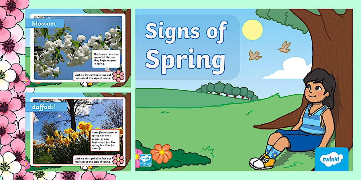 Signs of Spring PowerPoint - Spring Resources (teacher made)