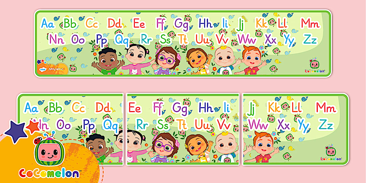 FREE CoComelon Alphabet Banner Twinkl FREE CoComelon Alphabet Banner Twinkl