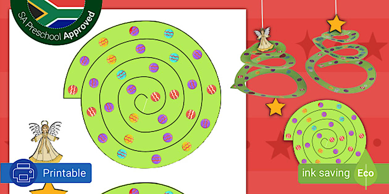 A Spiral Christmas Tree Paper Craft Activity Twinkl a-spiral-christmas-tree-paper-craft-activity-twinkl