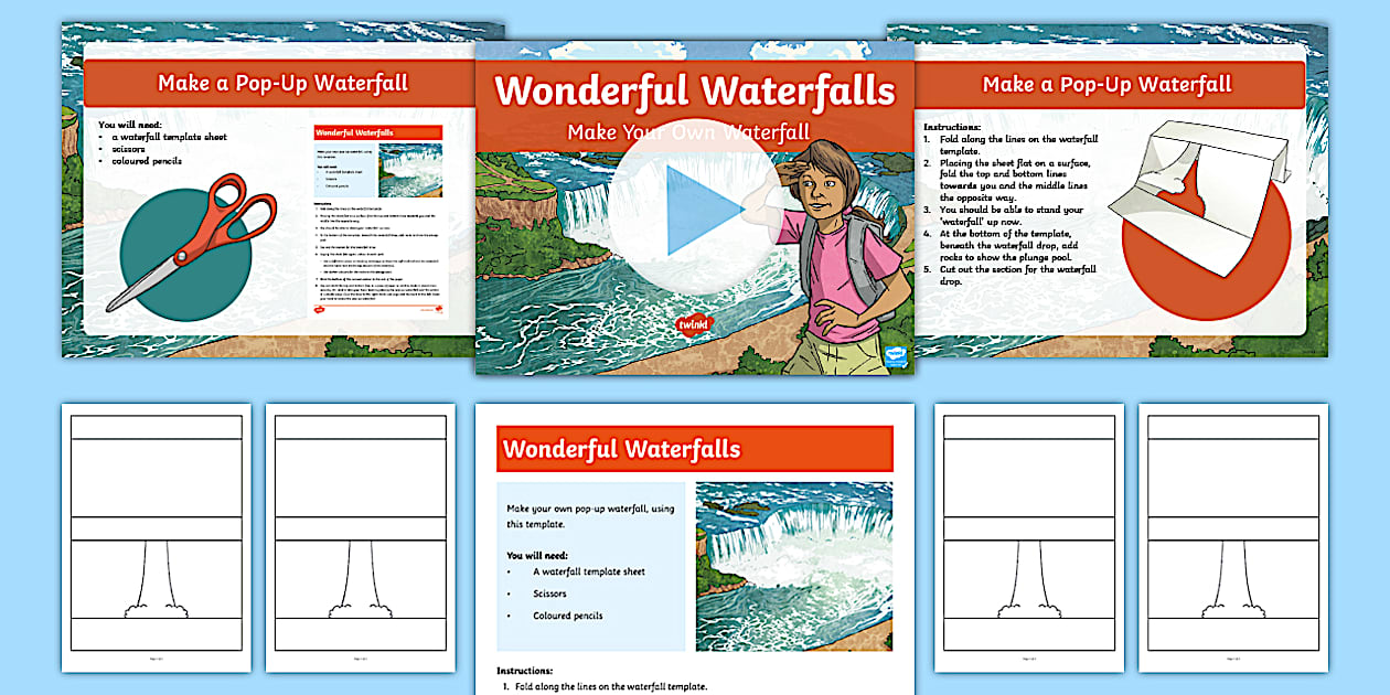 KS2 Wonderful Waterfalls Activity Pack (teacher made)