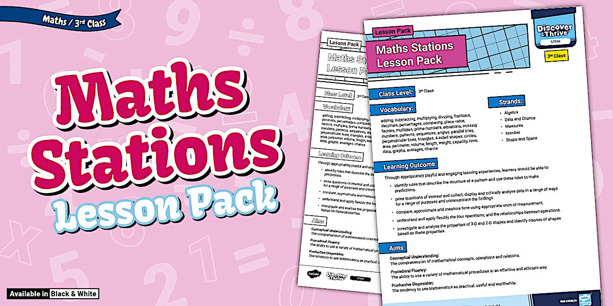 Maths Stations Lesson Pack Resource Pack