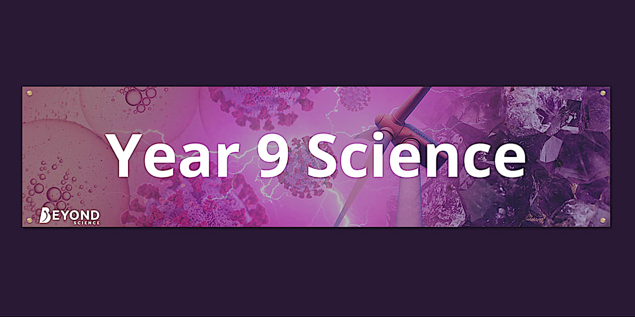 Year 9 Science Banner | Display Resources | Beyond Science