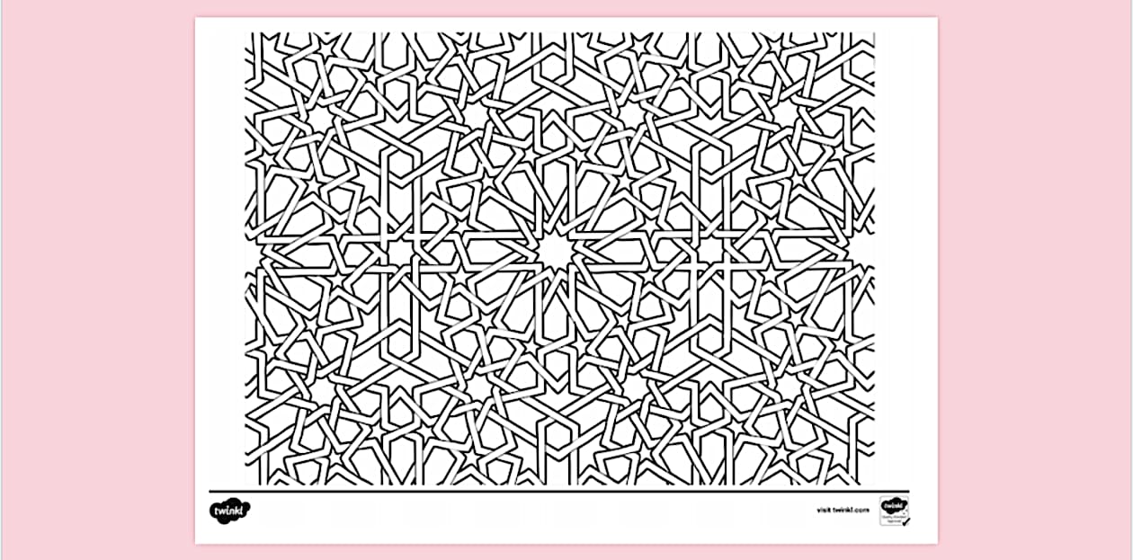 Easy Pattern Colouring Pages | Colouring Sheets - Twinkl