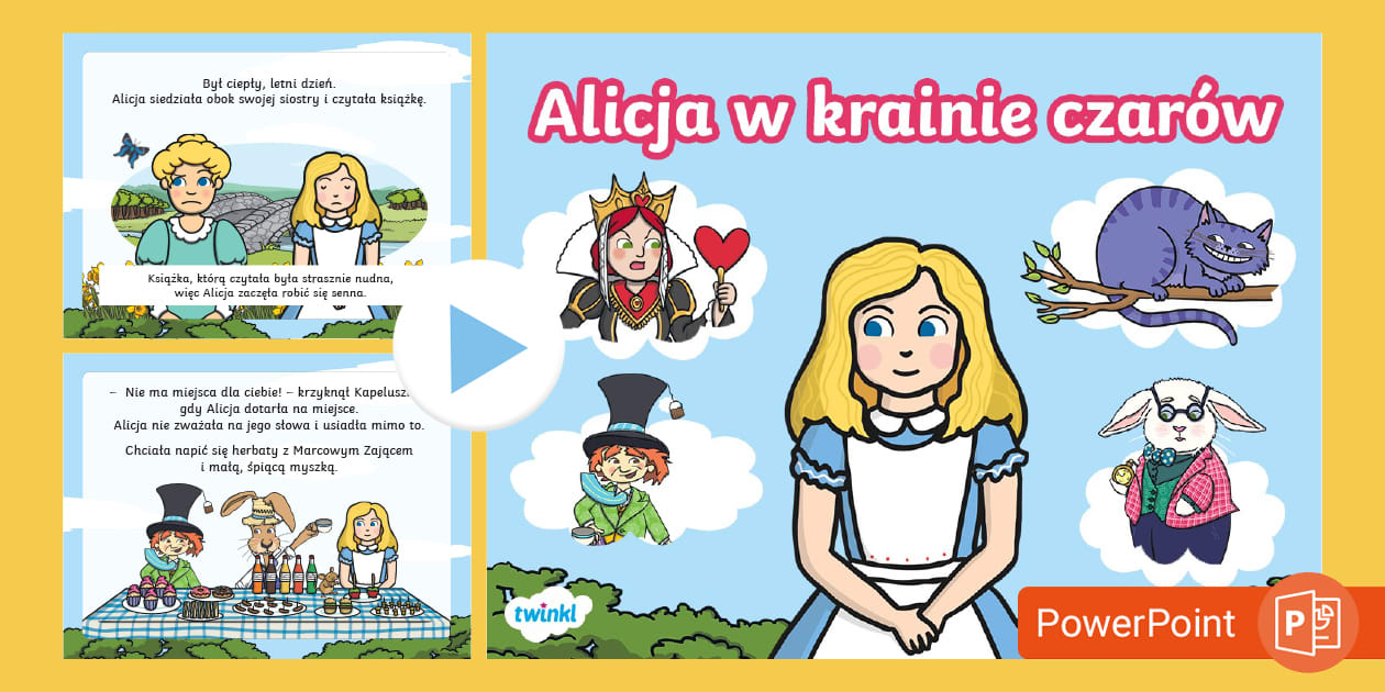 Alicja w krainie czarów | PowerPoint | Bajki i baśnie