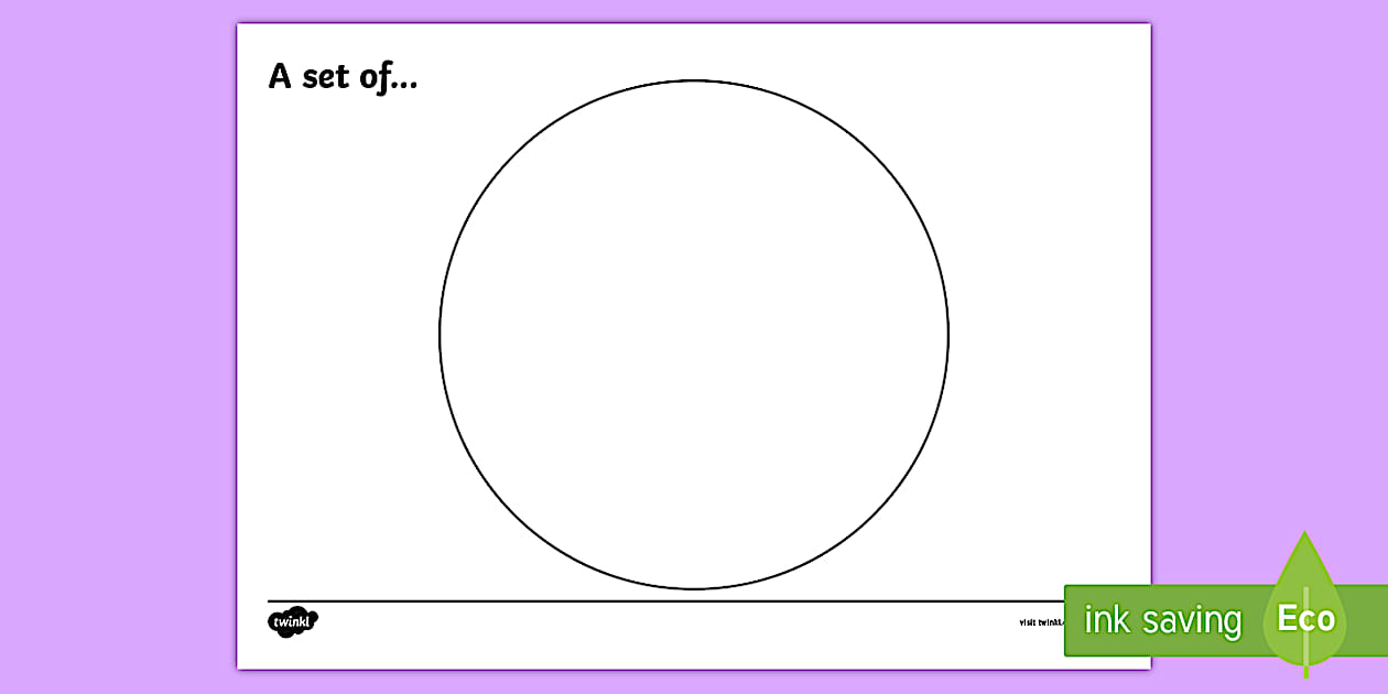 Empty Set Worksheet / Worksheet (teacher made) - Twinkl