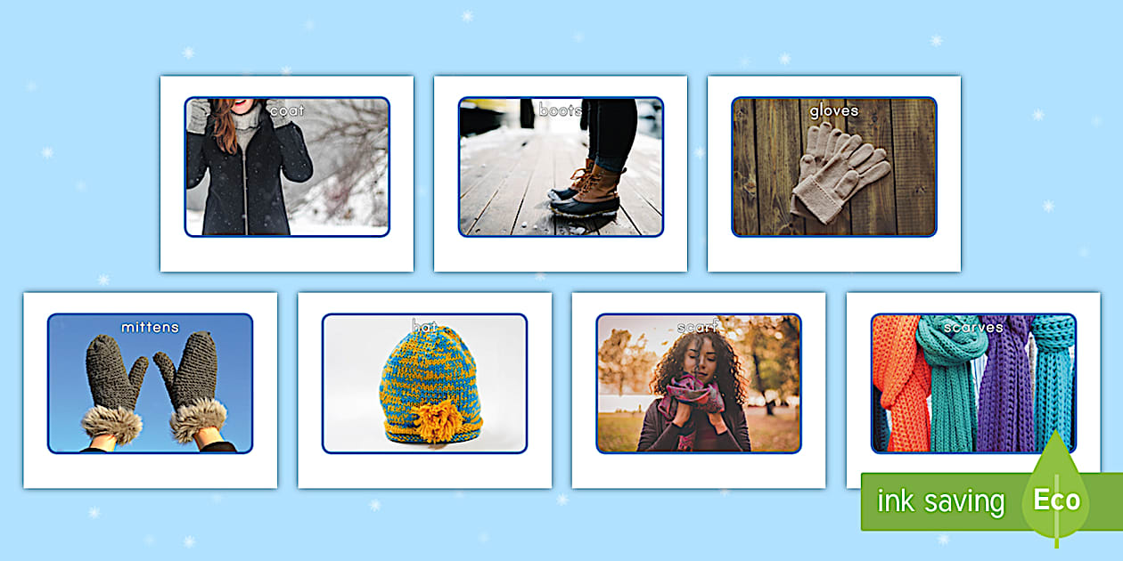 Winter Clothes Images | Winter Season | Twinkl USA - Twinkl