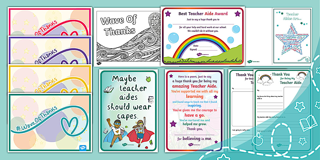 Thank You Teacher Aide Pack | Twinkl Australia