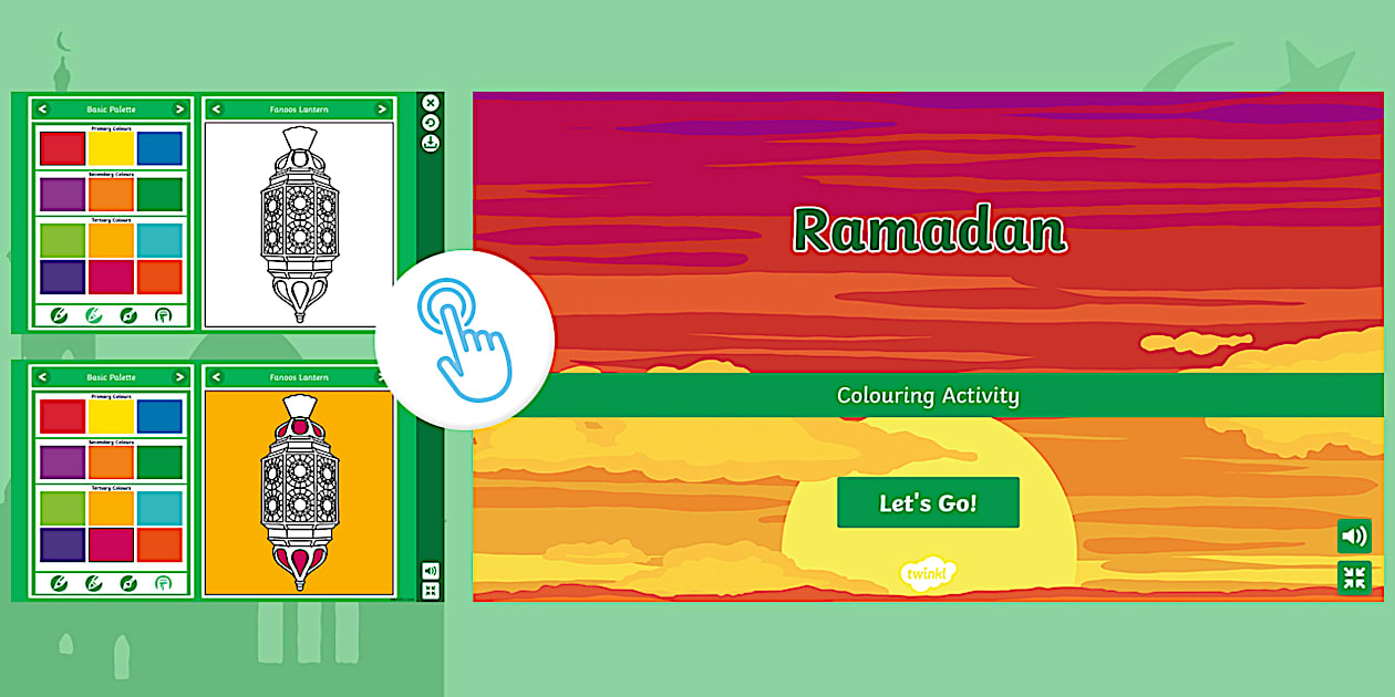 Interactive Ramadan Colouring Activity | Twinkl Go! - Twinkl