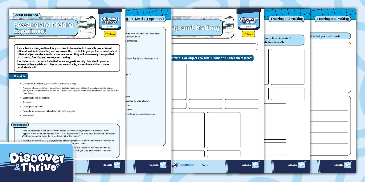 STEM Winter Sorting Experiment