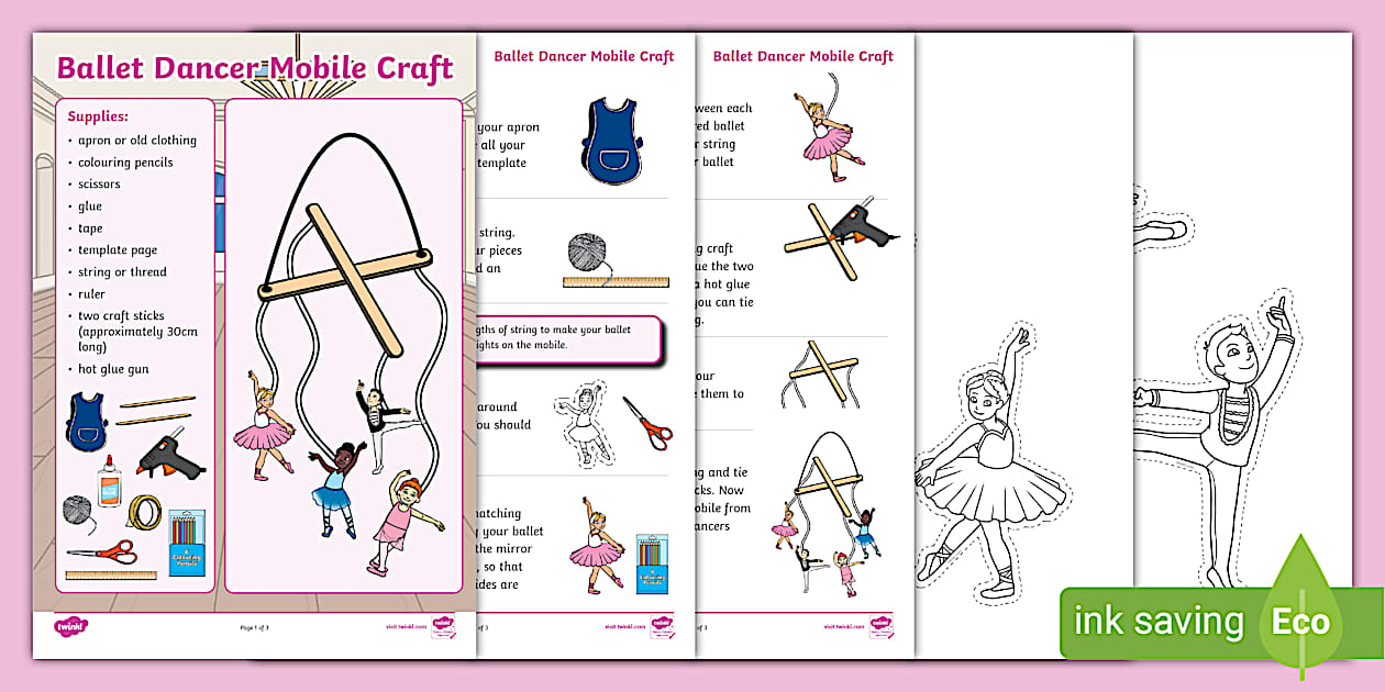 Dance Mobile Craft