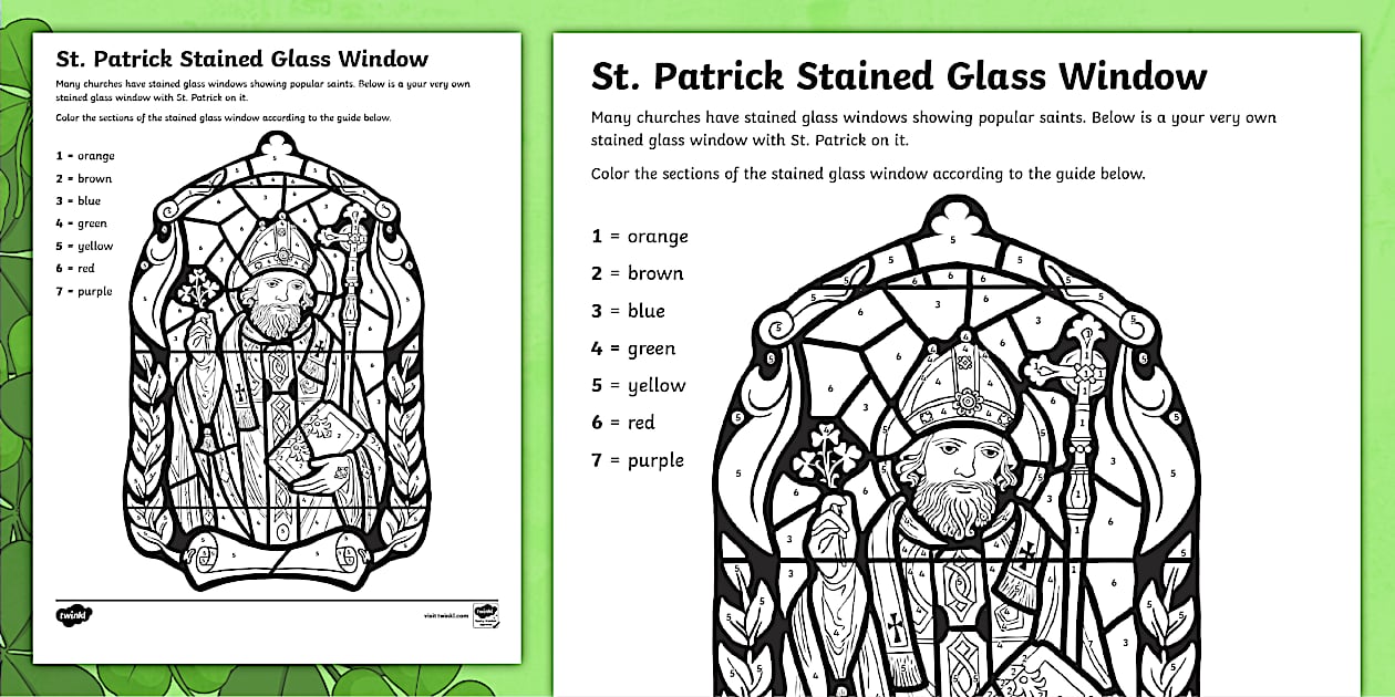 St. Patrick's Day Color by Number Worksheet | Twinkl USA