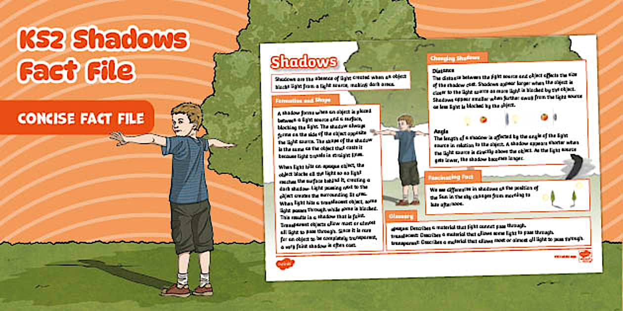 KS2 Shadows Fact File - Twinkl Science