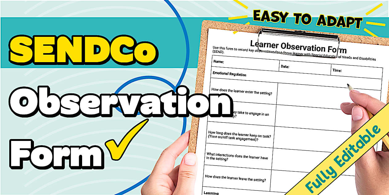 SENDCo Observation Form