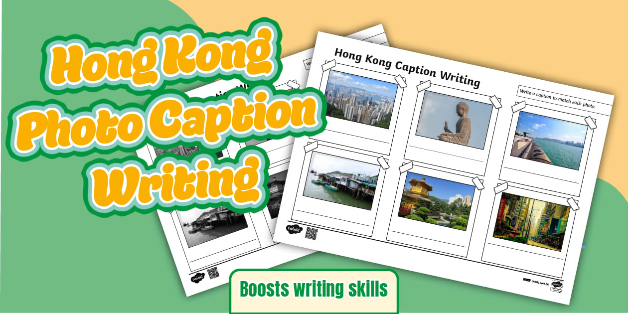Hong Kong Photo Caption Writing Template