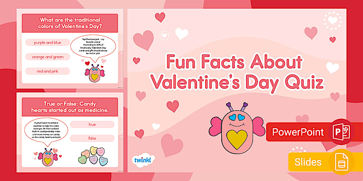 Valentine’s Day Quiz Presentation | Twinkl Resources