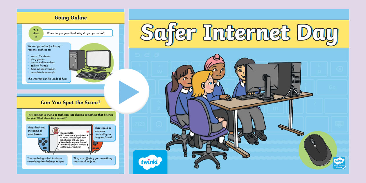 Safer Internet Day PowerPoint | KS1 | Twinkl (teacher made)