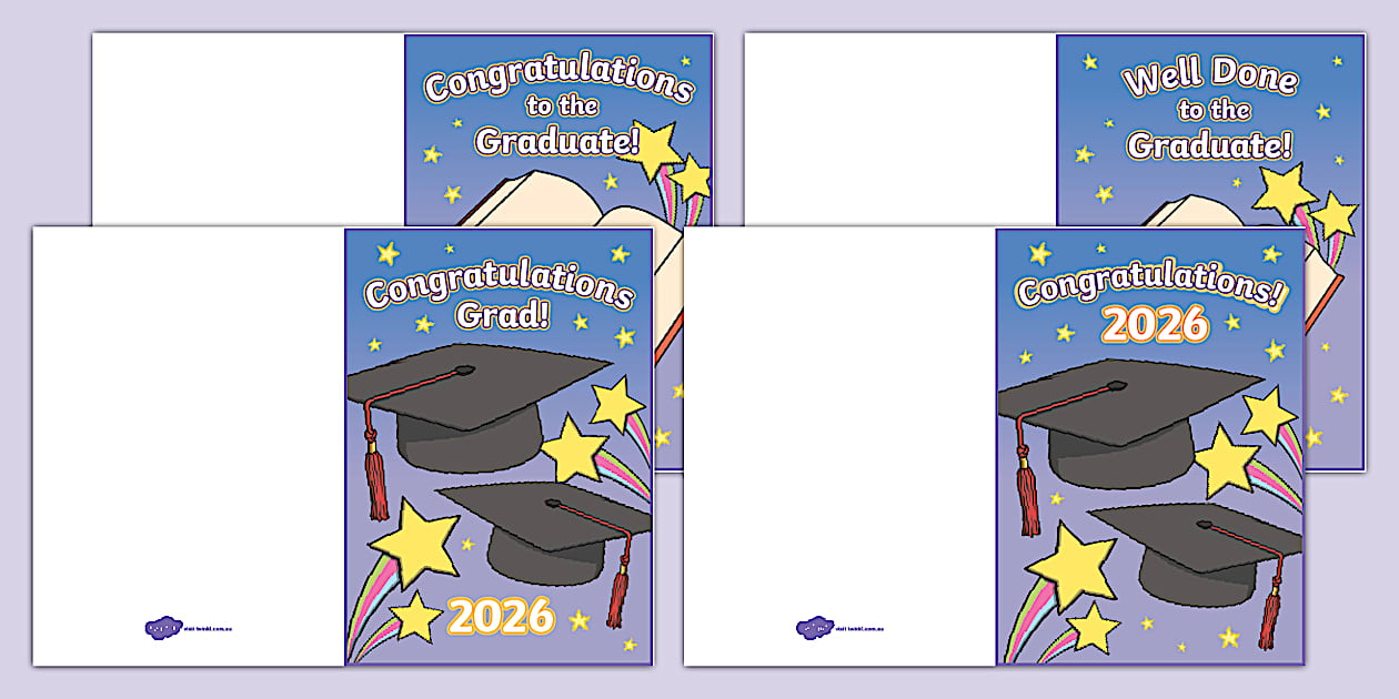 Grade R Graduation Card Graduation Cards - Academic Theme