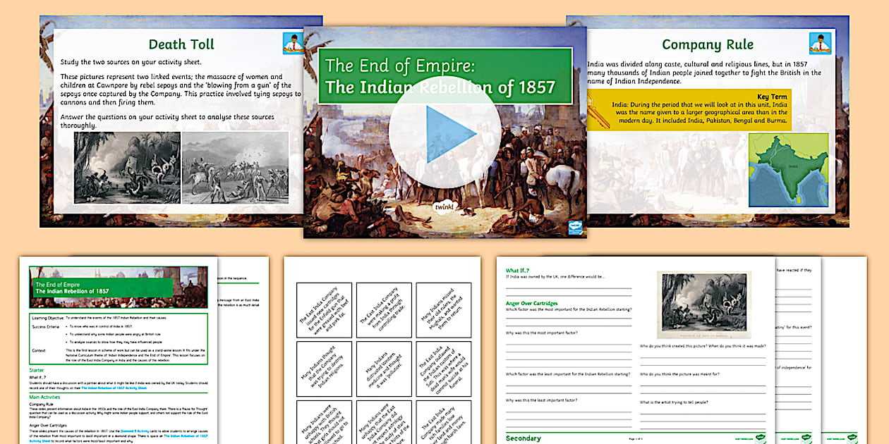 The End of Empire Lesson 1: The Indian Rebellion of 1857