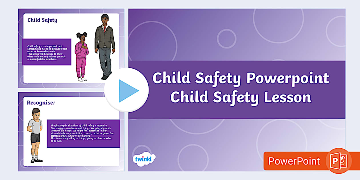 Child Safety Lesson PowerPoint