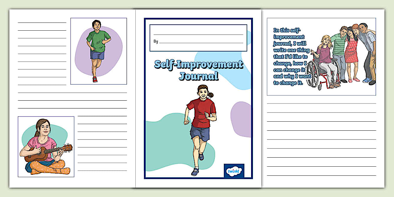 Self Improvement Journal Writing Template (Teacher Made)