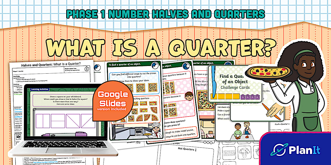Halves and Quarters (What is a Quarter?) Lesson 4