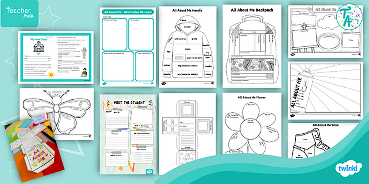 Teacher Aide -All About me Pack