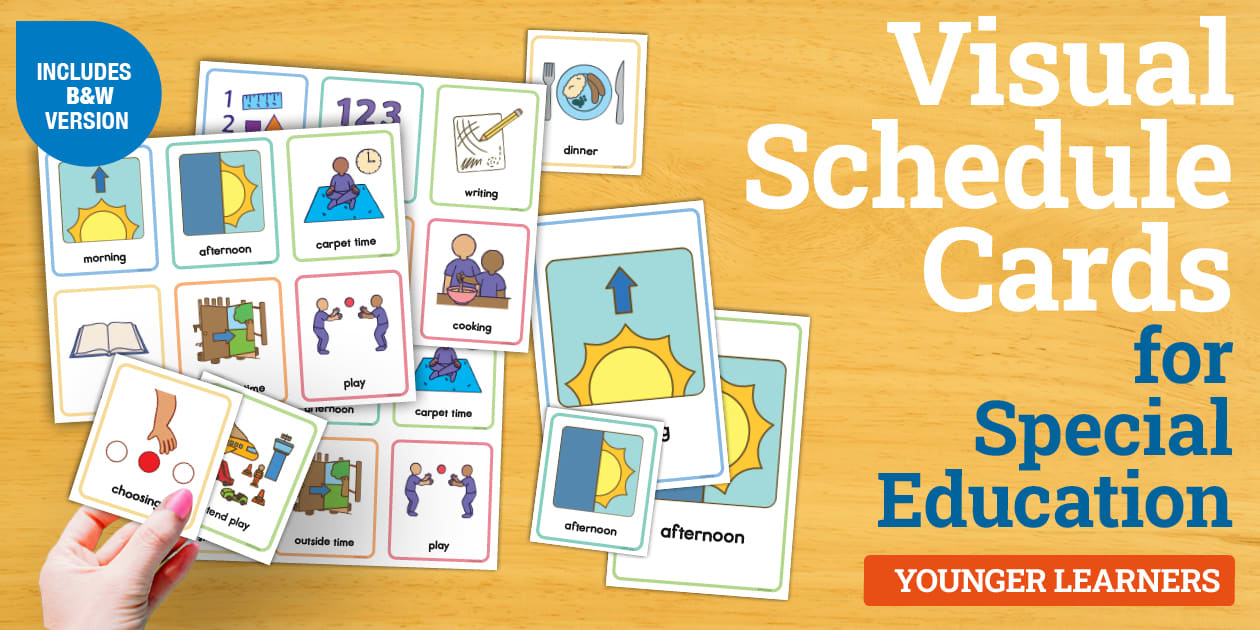 Younger Learners Visual Schedule Cards