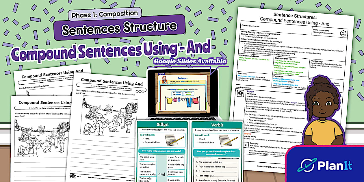 Phase 1 Writing: Compound Sentences Using - And